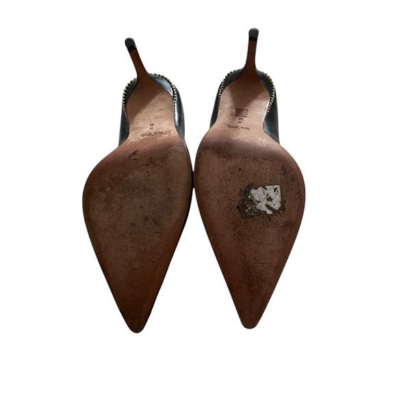 Coach Samantha Black Classic Pointed-Toe Heels Size 9 - Picture 8 of 9